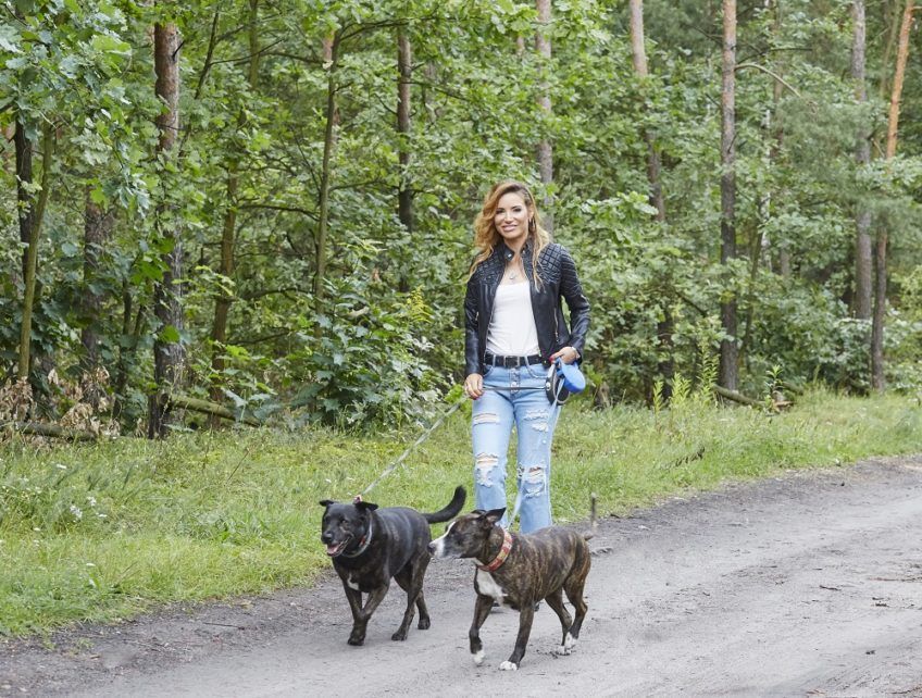 Karolina Pilarczyk z psami